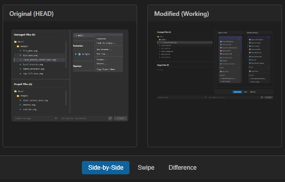 Image Difference: Side-by-Side